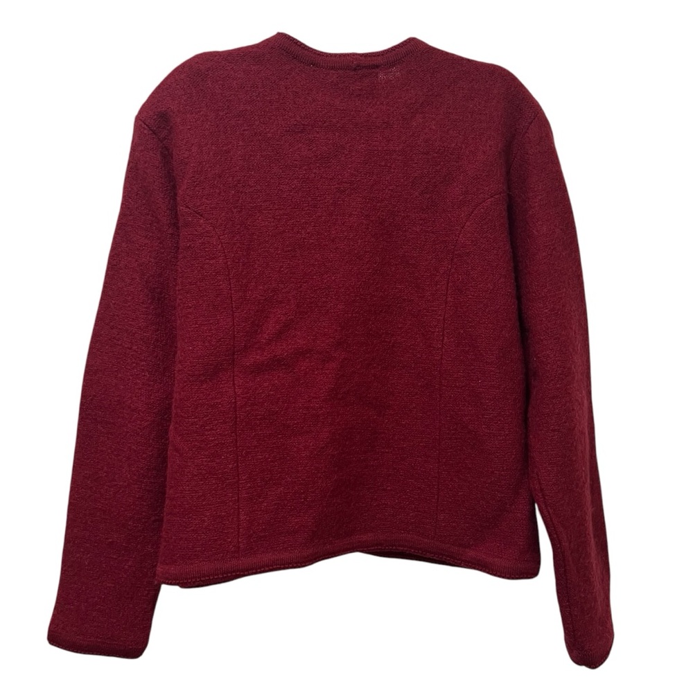 Alexandra Bartlett Wool Button Down Jacket Size M… - image 2